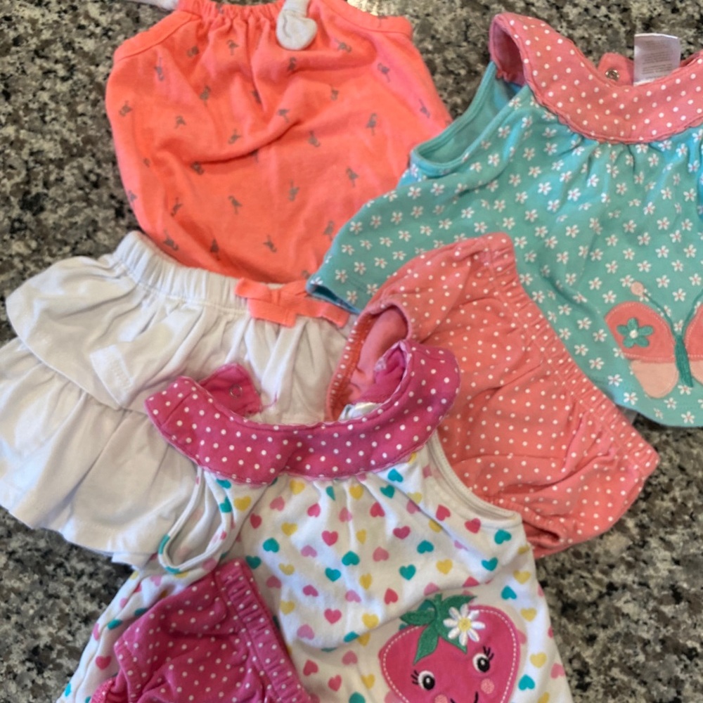 Girls 3-6 month Spring outfit bundle
